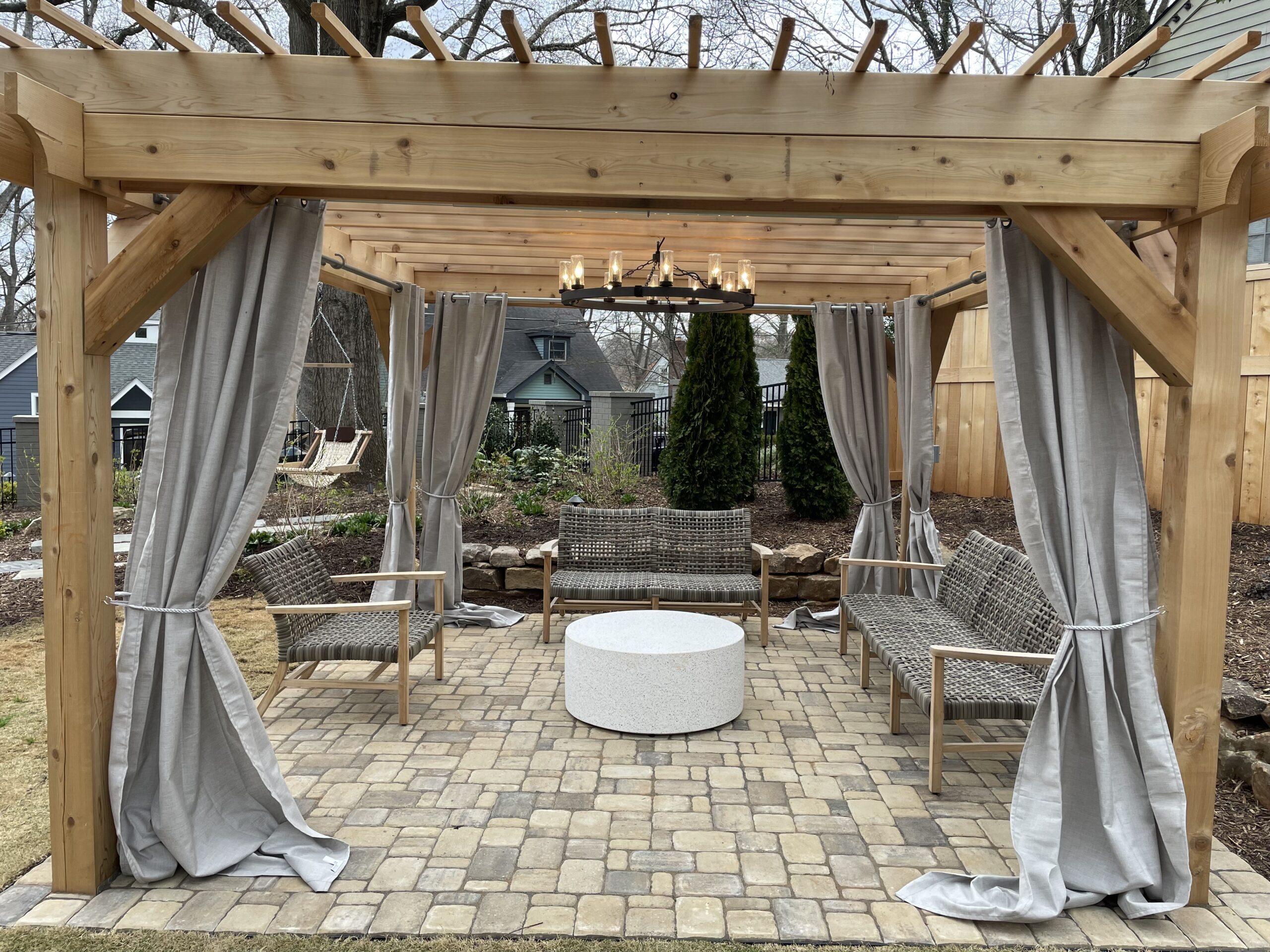 outdoor spaces for entertaining