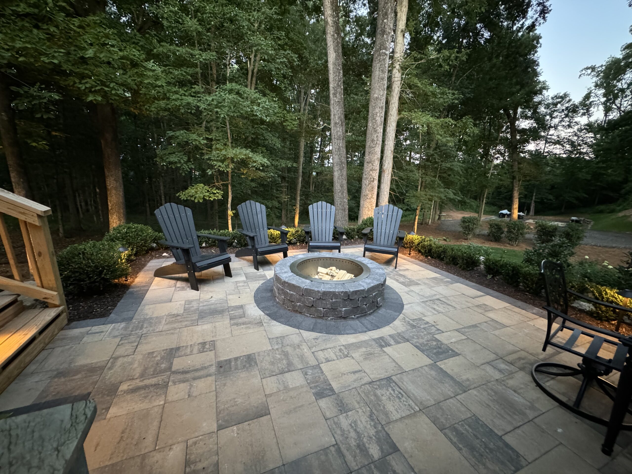 cozy outdoor space for fall entertaining